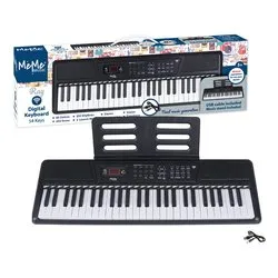 Tastiera musicale (54 tasti) Polifonia 4 Ray Black 10354 - immagine 1