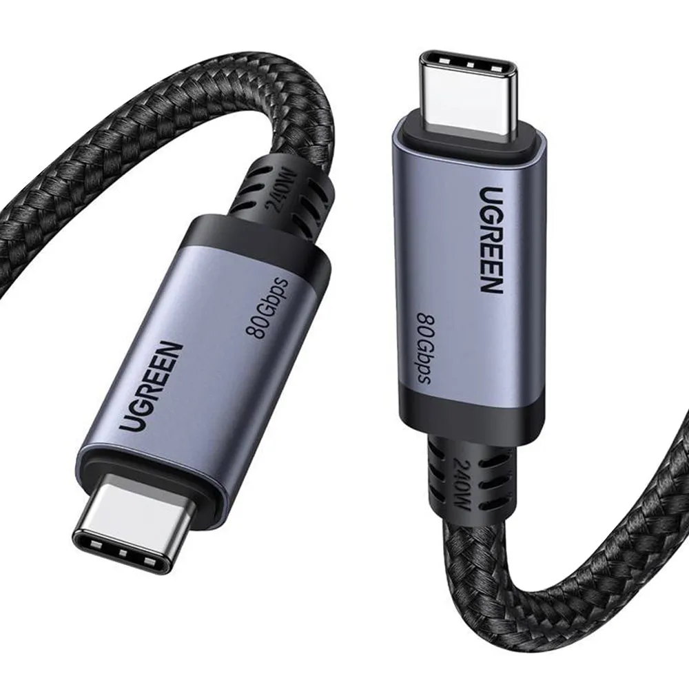 Cavo Dati e Ricarica USB-C - USB-C UGREEN L706 (65383), 240W, 1m, Nero - immagine 1