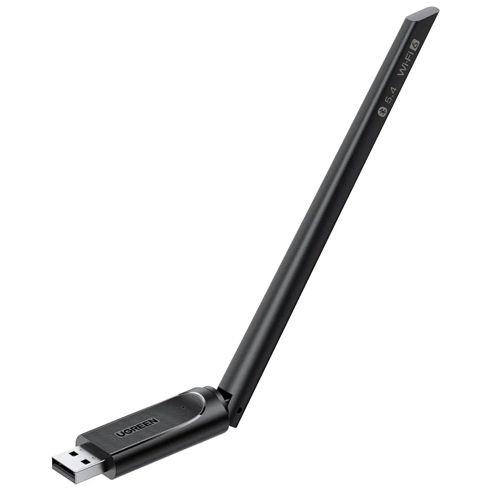 Adattatore Wireless UGREEN AX900 (75109), Dual Band, Wi-Fi 6, 600Mbps, Nero - immagine 1