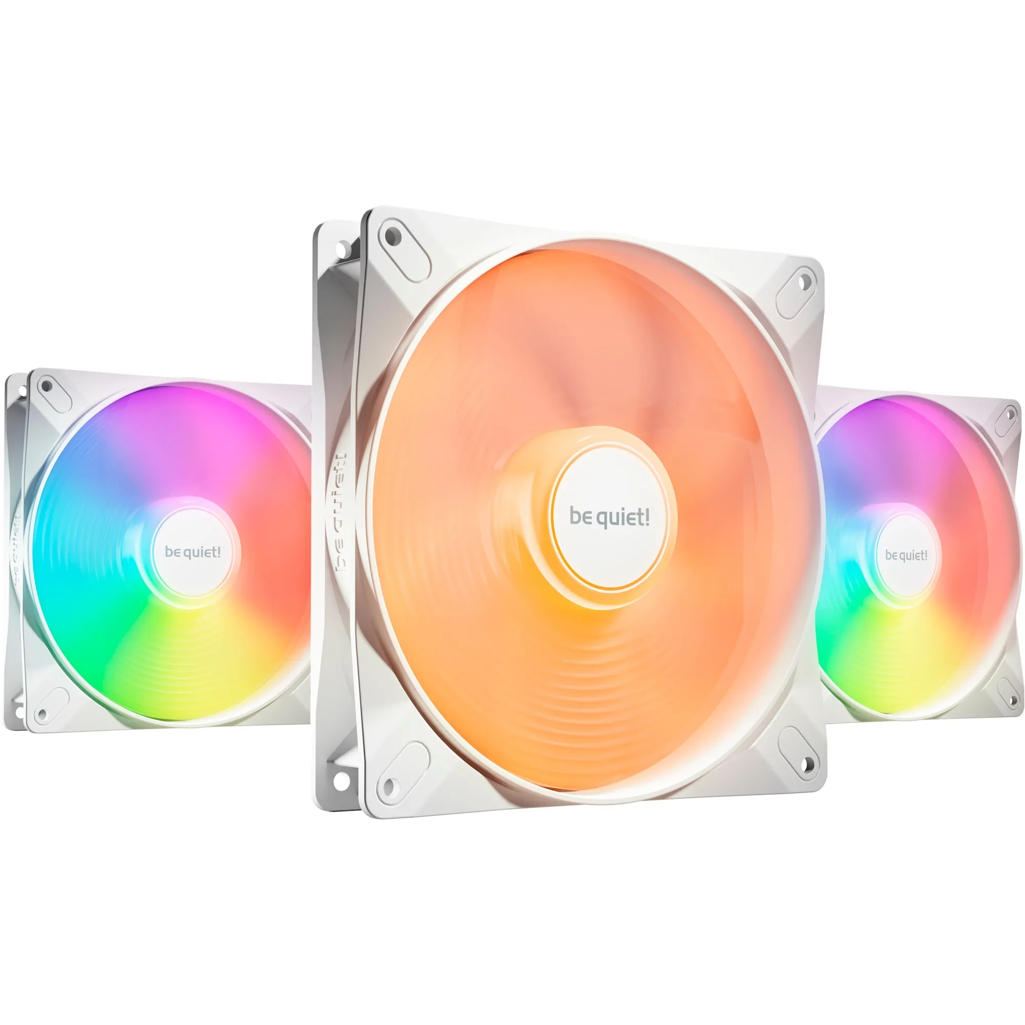 LIGHT WINGS LX 140mm PWM 3-Pack White Case per computer Ventilatore 14 cm Bianco 3 pz, Ventola - immagine 1