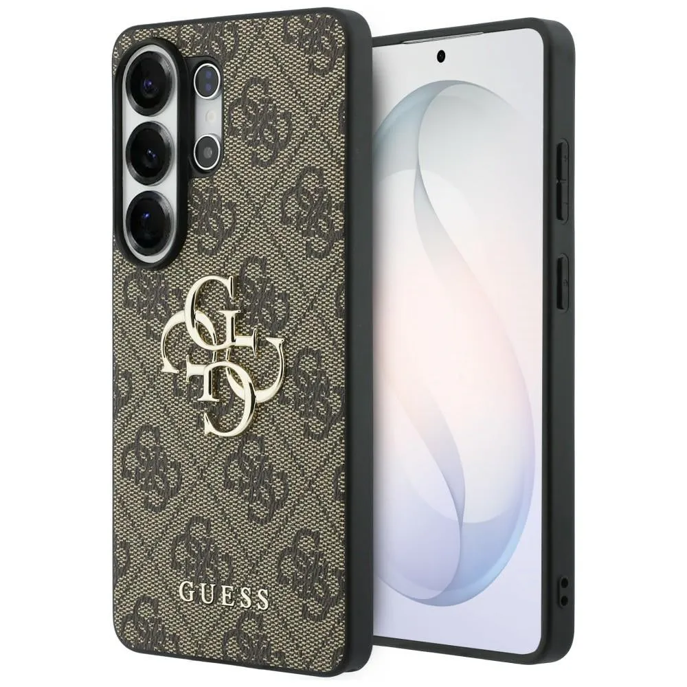 Custodia per Samsung Galaxy S26 Ultra S948, Guess, 4G Big Logo, Marrone - immagine 1