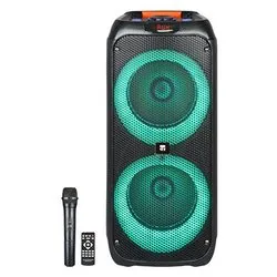 Set karaoke YOUNG (Ricaricabile) Black 25W 33181 Bluetooth USB, Mini-Jack 3,5mm, Card Reader - immagine 1