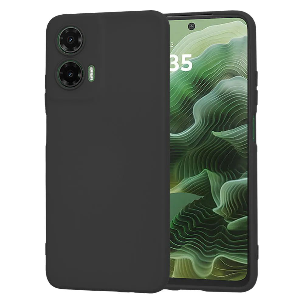 Custodia per Motorola Moto G35, Techsuit, SoftFlex, Nera - immagine 1