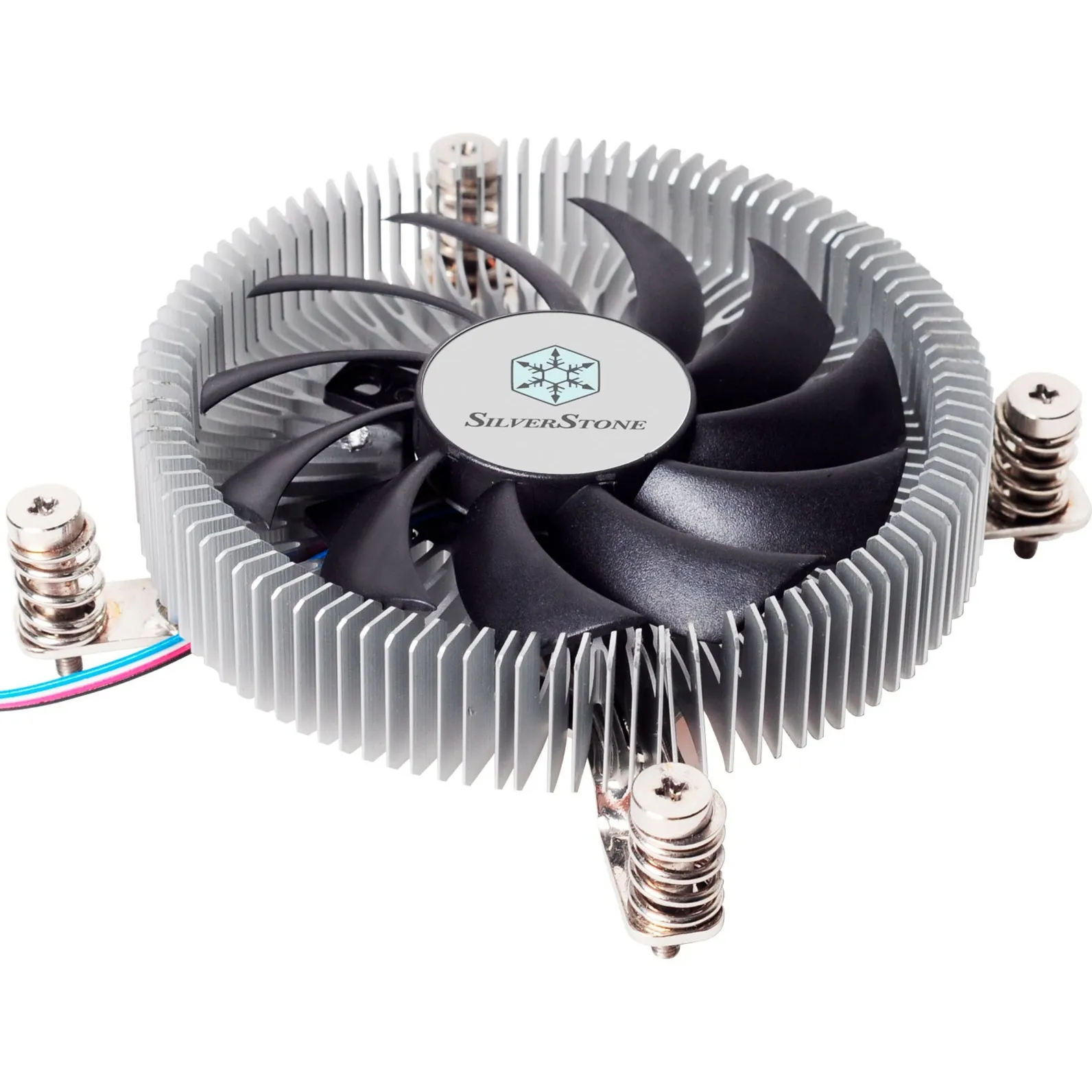SST-NT07-115X sistema di raffreddamento per computer Circuiti integrati Refrigeratore 8 cm Nero, Metallico, raffreddamento CPU - immagine 1