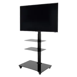 Supporto monitor TV pavimento ( 30 Kg ) VESA 600 x 400 Black TROLLEY65NERO - immagine 1