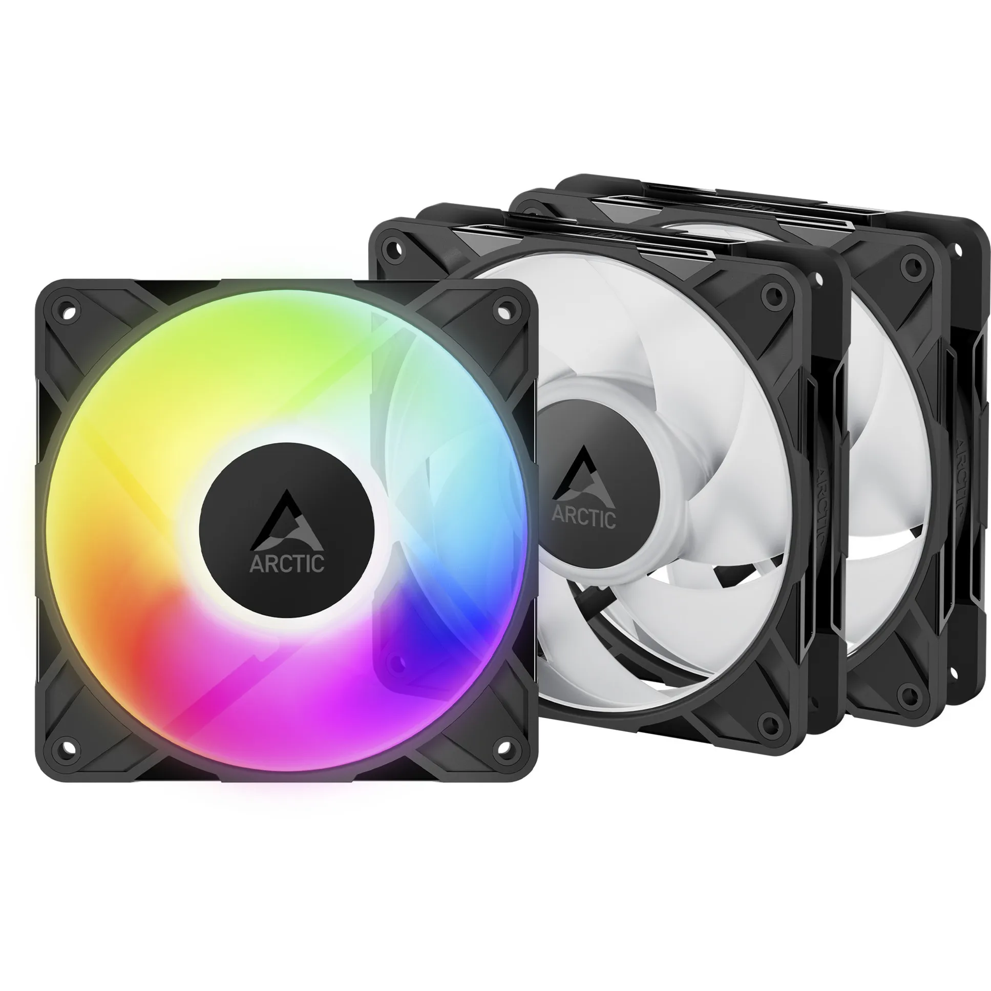 Freezer P12 Pro A-RGB Case per computer Ventilatore 12 cm Nero, Bianco 3 pz, Ventola - immagine 1