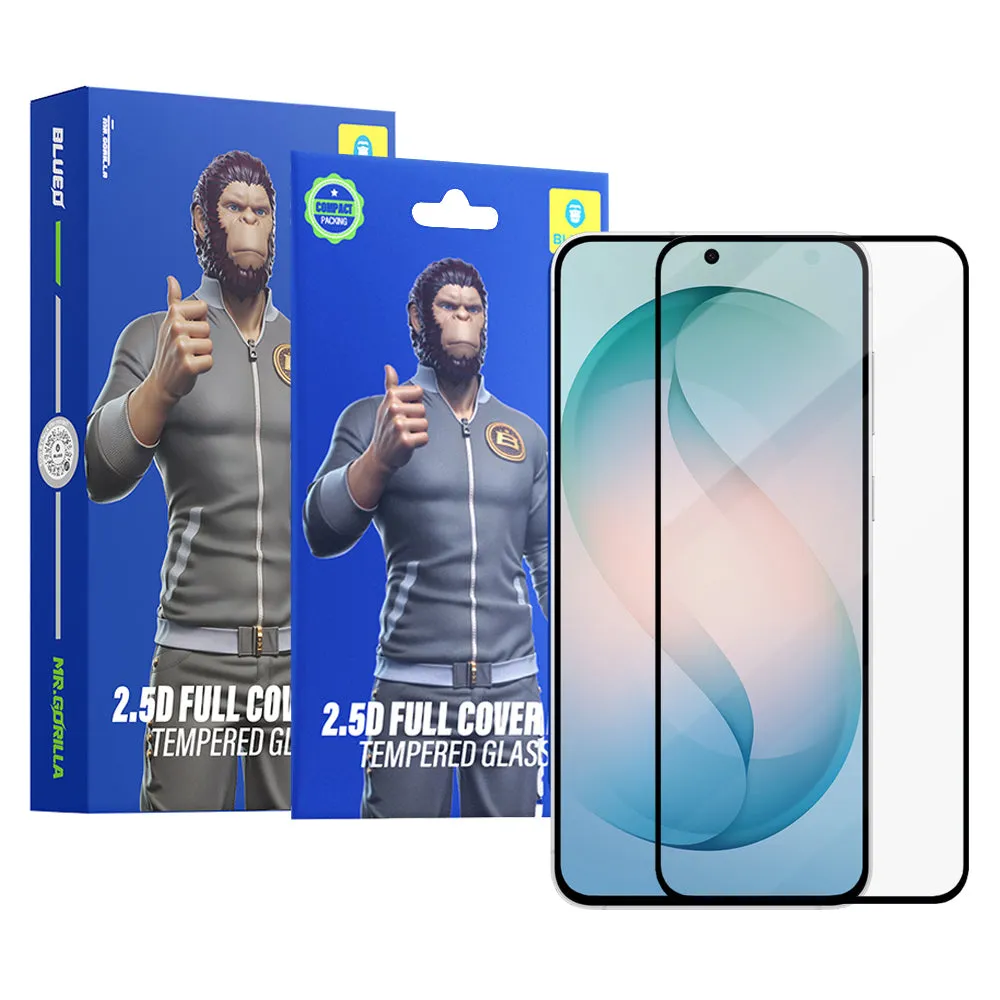 Pellicola Protettiva Schermo Blueo HD per Samsung Galaxy S26 Plus S947, Vetro Temperato, Full Glue, 2.5D, Set 5 pezzi, Nera - immagine 1