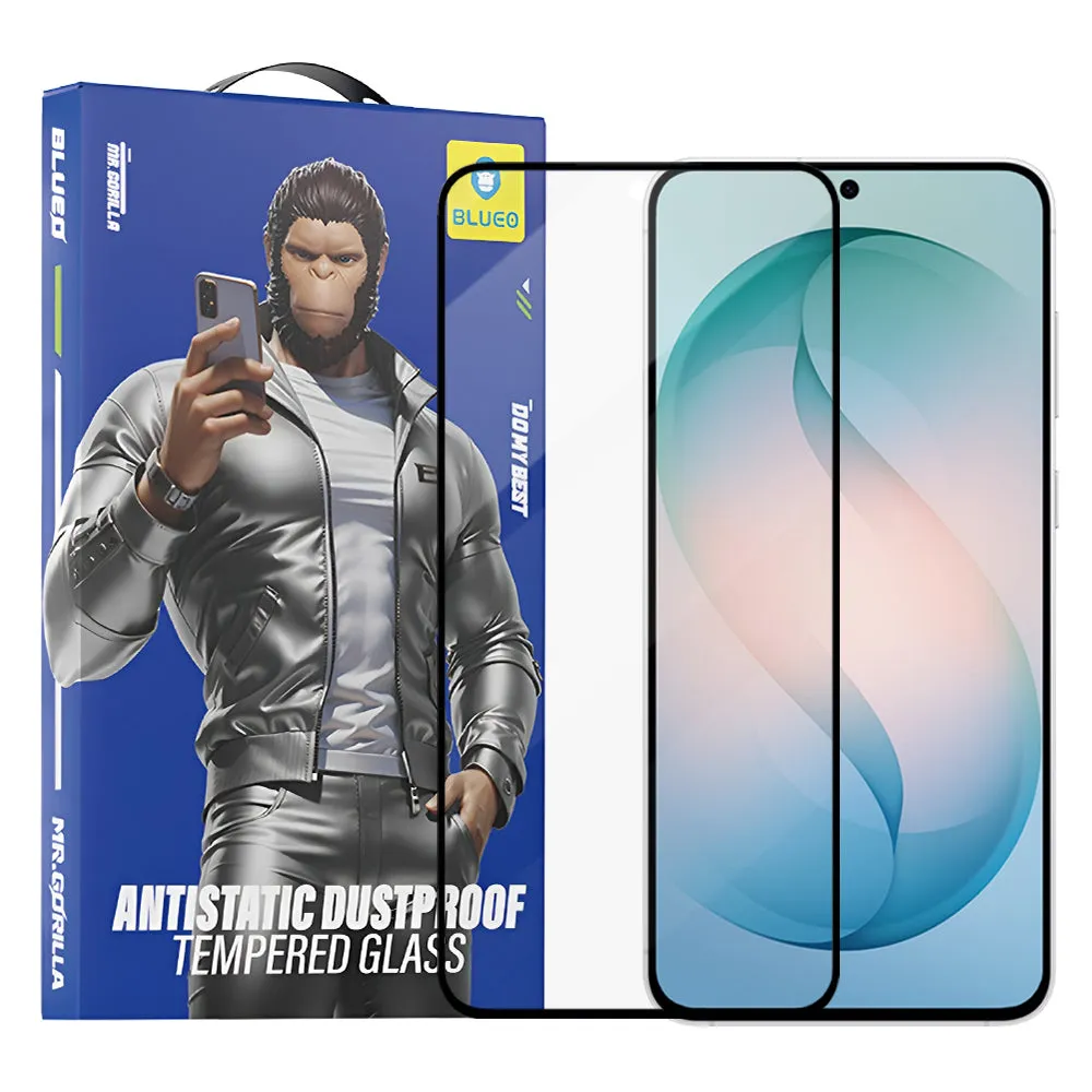 Pellicola Protettiva Schermo Blueo Anti-Static HD per Samsung Galaxy S26 Plus S947, Vetro Temperato, Full Glue, Nera - immagine 1