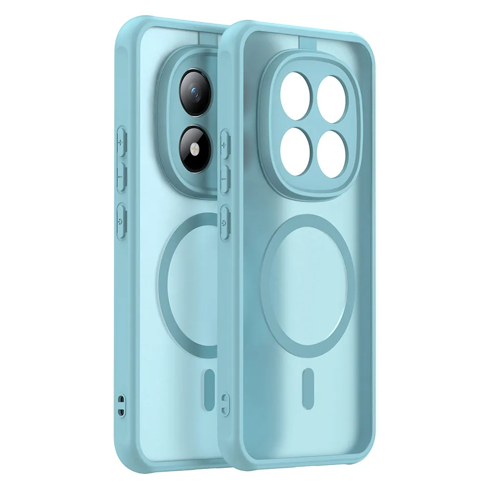 Custodia MagSafe per Xiaomi Poco M8 Pro / Redmi Note 15 Pro+ 5G, Techsuit, HaloFrost II, Verde Chiaro - immagine 1