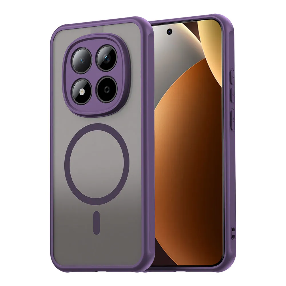 Custodia MagSafe per Xiaomi Poco M8 Pro / Redmi Note 15 Pro+ 5G, Techsuit, HaloFrost II, Blu Navy - immagine 1