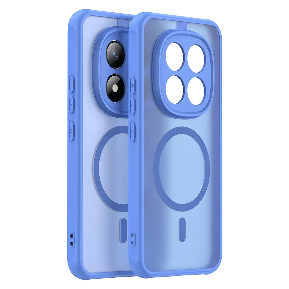 Custodia MagSafe per Xiaomi Poco M8 Pro / Redmi Note 15 Pro+ 5G, Techsuit, HaloFrost II, Blu - immagine 1
