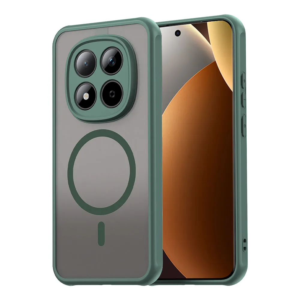 Custodia MagSafe per Xiaomi Poco M8 Pro / Redmi Note 15 Pro+ 5G, Techsuit, HaloFrost II, Verde - immagine 1