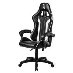 Sedia gaming Juventus Fino Alla Fine Black e White SGPN0003 - immagine 1