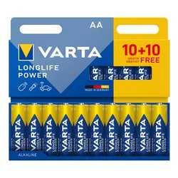 Batteria Stilo AA Alcalina LONGLIFE POWER Blue (20pz) 04906 121 790 - immagine 1