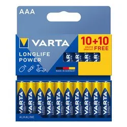 Batteria Ministilo AAA Alcalina LONGLIFE POWER (20pz) 04903 121 790 - immagine 1