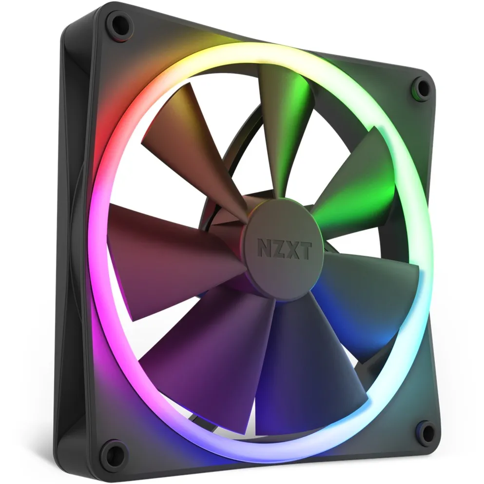 F140 RGB Case per computer Ventilatore 14 cm Nero 1 pz, Ventola - immagine 1