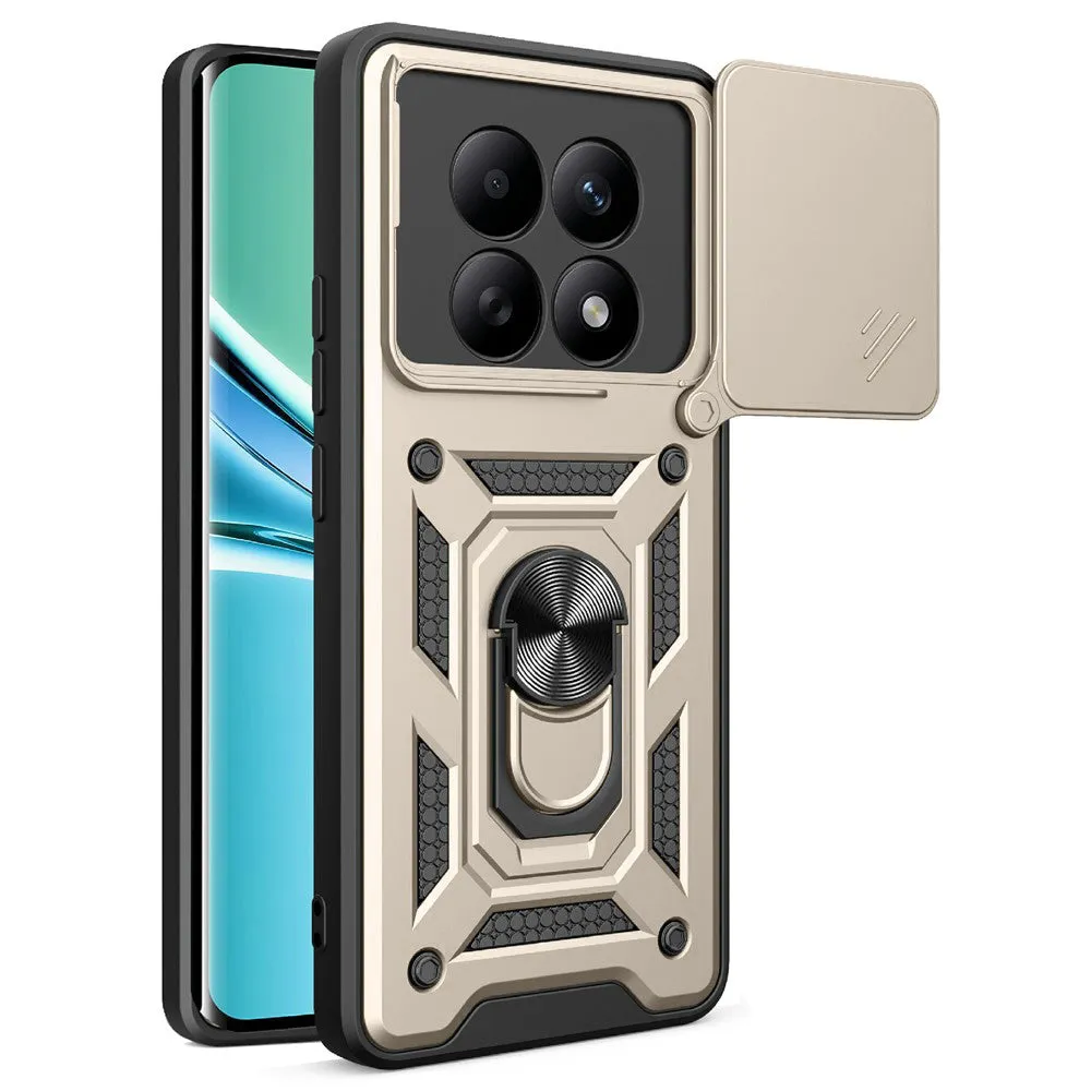 Custodia per Xiaomi Poco M8 / Redmi Note 15 5G / Note 15 4G, Techsuit, CamShield, Dorata - immagine 1