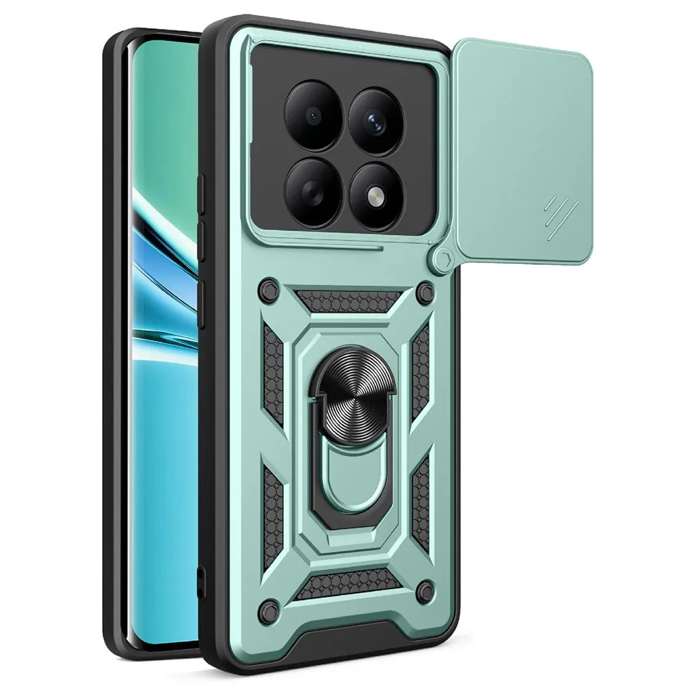 Custodia per Xiaomi Poco M8 / Redmi Note 15 5G / Note 15 4G, Techsuit, CamShield, Verde - immagine 1