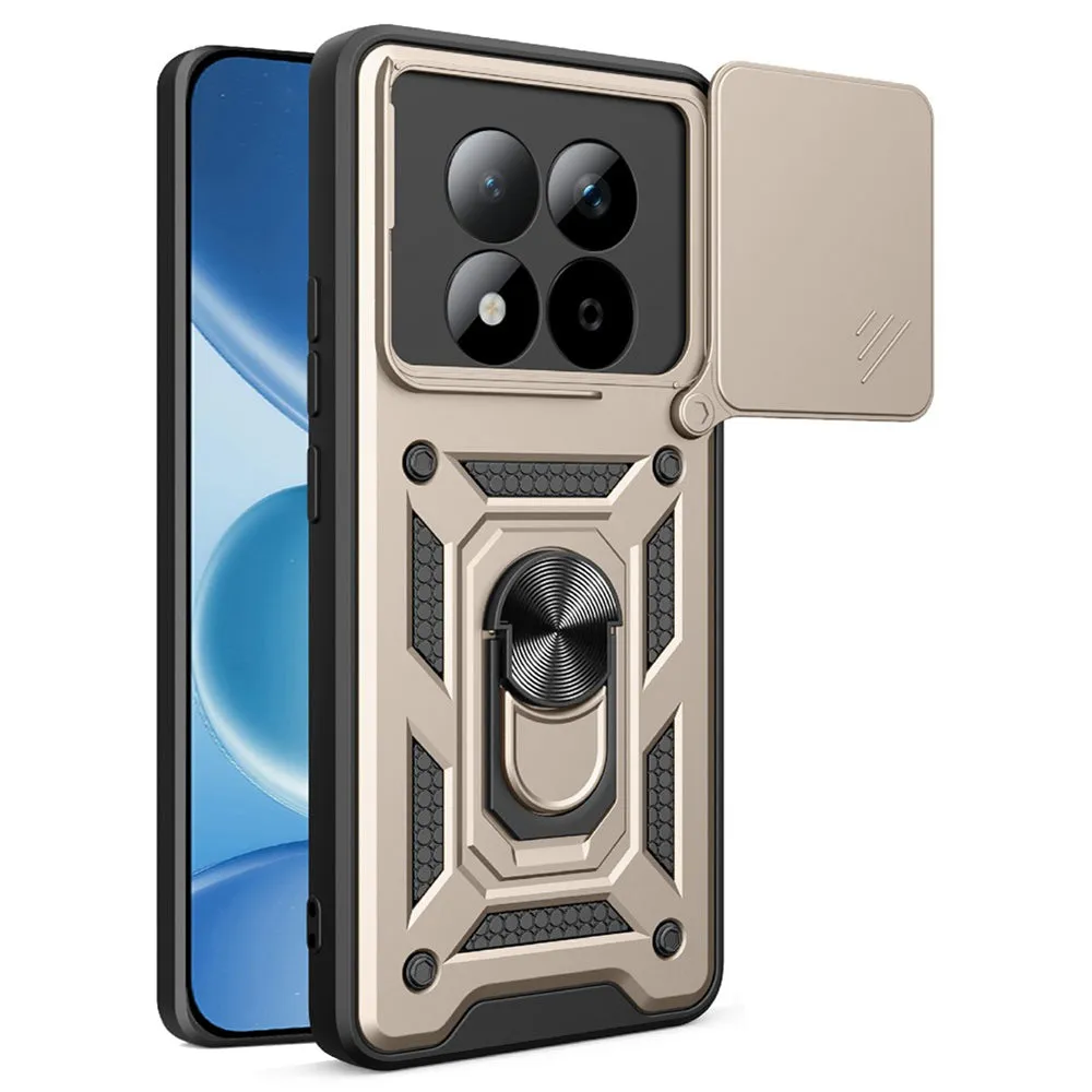 Custodia per Xiaomi Redmi Note 15 Pro 5G, Techsuit, CamShield, Dorata - immagine 1