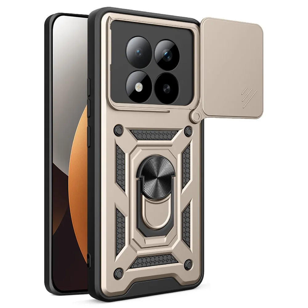 Custodia per Xiaomi Poco M8 Pro / Redmi Note 15 Pro+ 5G, Techsuit, CamShield, Dorata - immagine 1