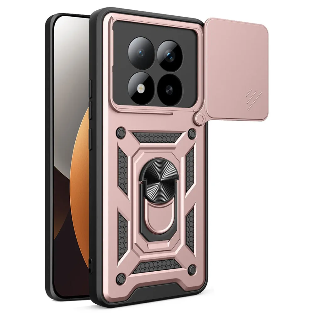 Custodia per Xiaomi Poco M8 Pro / Redmi Note 15 Pro+ 5G, Techsuit, CamShield, Rosa Dorata - immagine 1