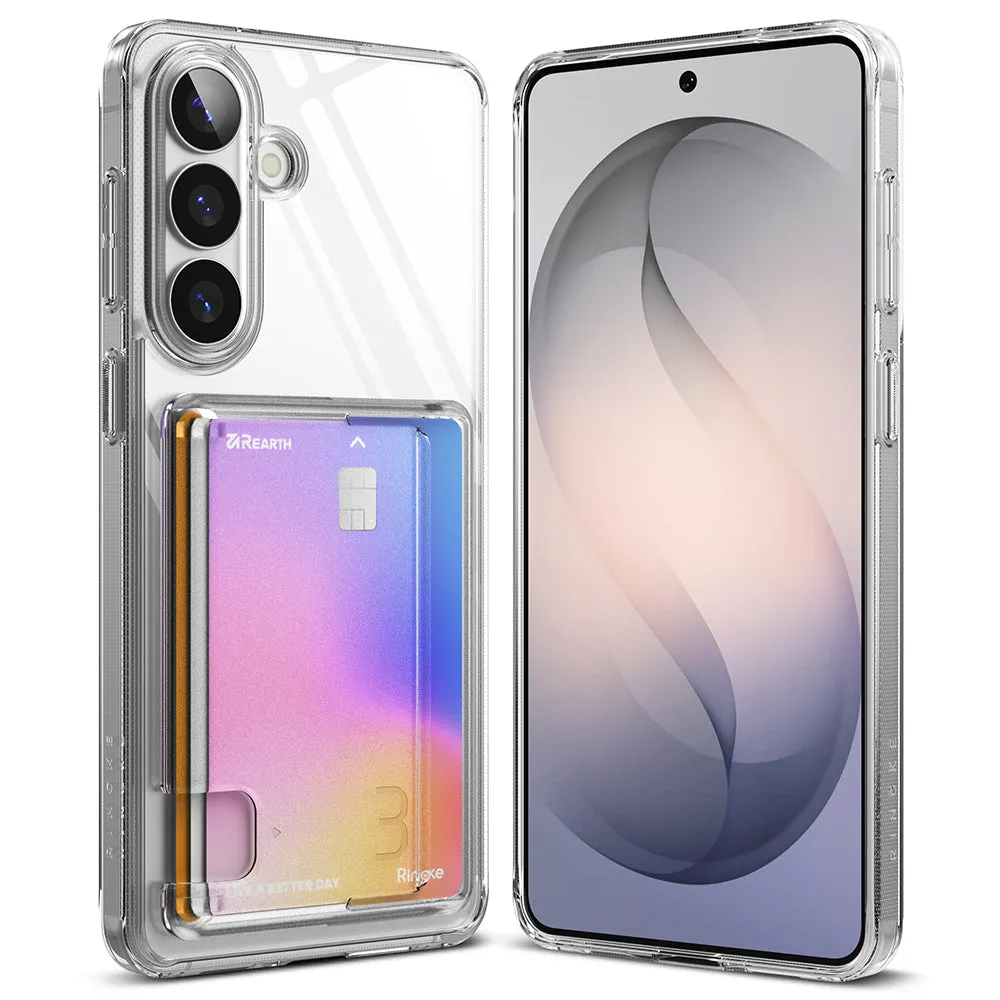 Custodia per Samsung Galaxy S26 Plus S947, Ringke, Fusion Card, Trasparente - immagine 1