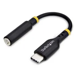 Adattatore audio USB C a Jack 3,5 mm Black USBCAUDIO2 - immagine 1