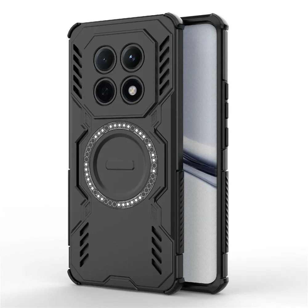 Custodia MagSafe per Xiaomi Redmi Note 15 4G, Techsuit, ArmorMag, Nera - immagine 1