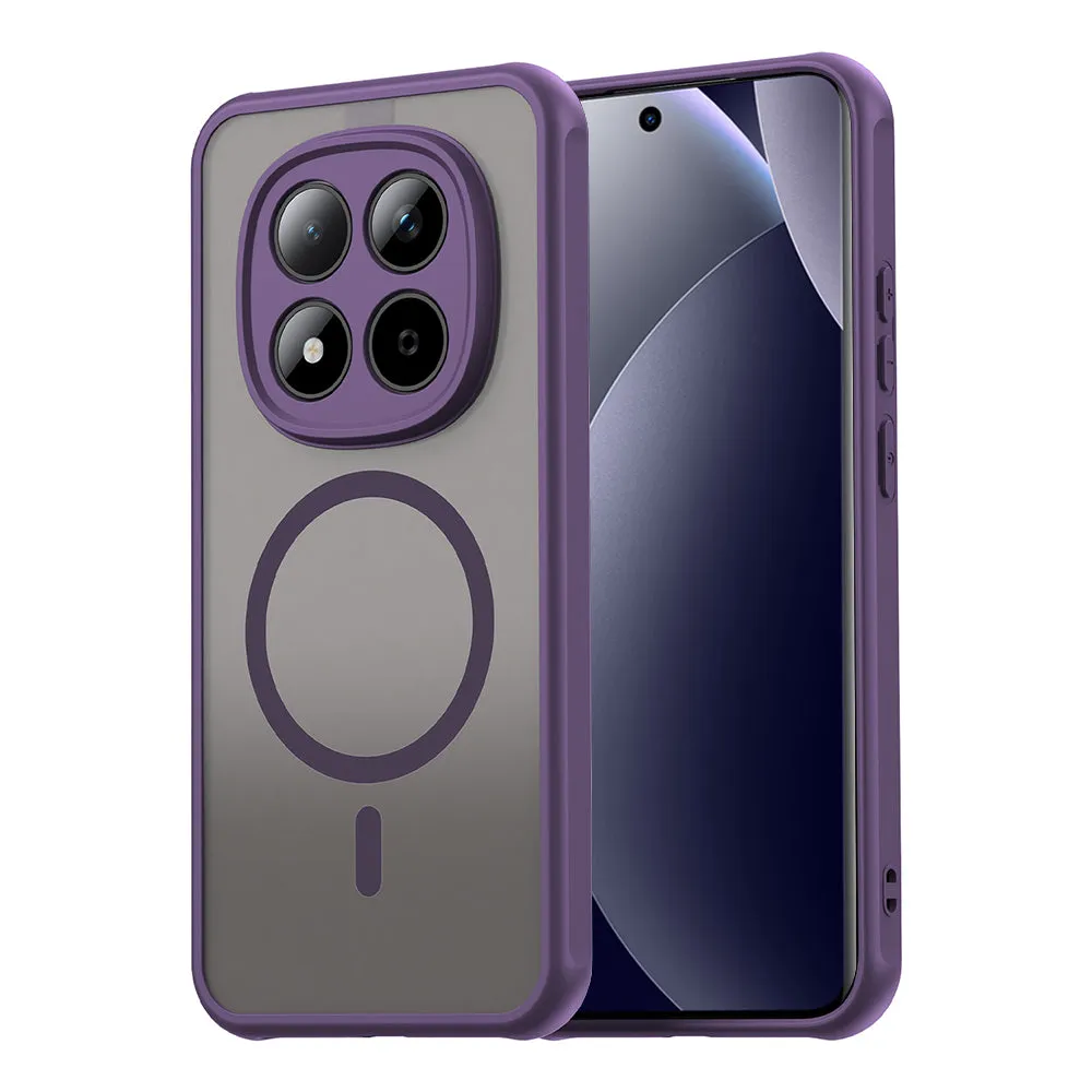 Custodia MagSafe per Xiaomi Redmi Note 15 Pro 5G, Techsuit, HaloFrost II, Viola - immagine 1