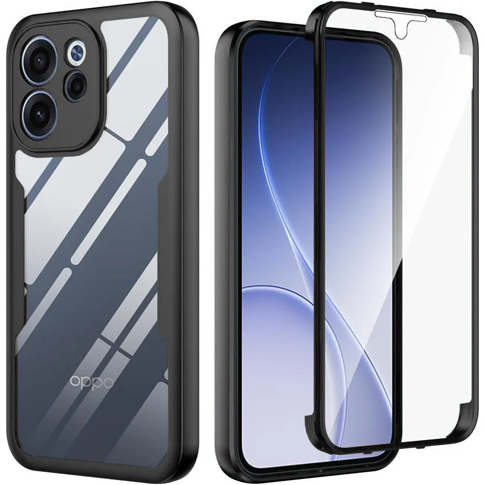 Custodia per Oppo Reno15 FS / Reno15 F, Techsuit, ColorVerse 360, Nera - immagine 1