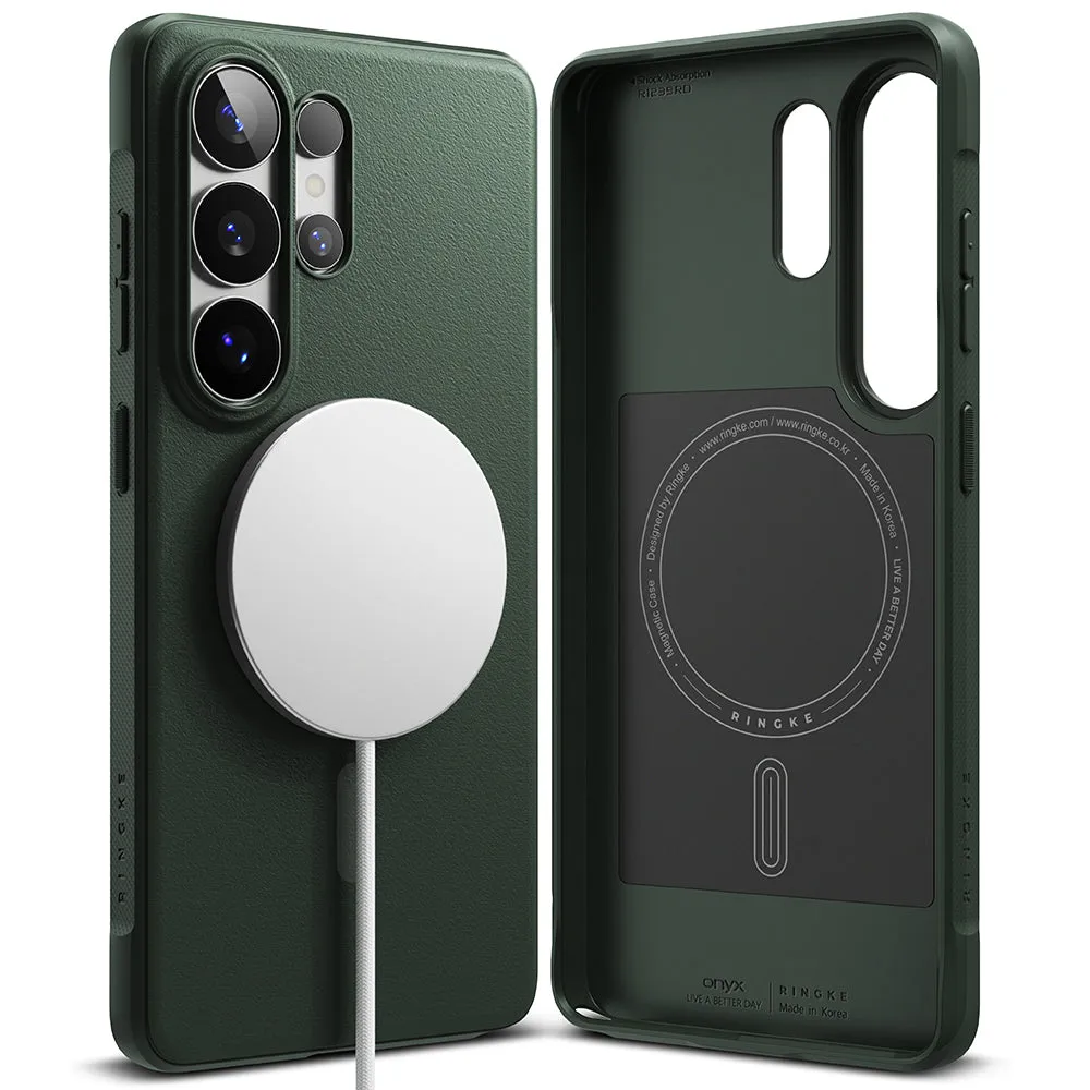 Custodia MagSafe per Samsung Galaxy S26 Ultra S948, Ringke, Onyx, Verde Scuro - immagine 1