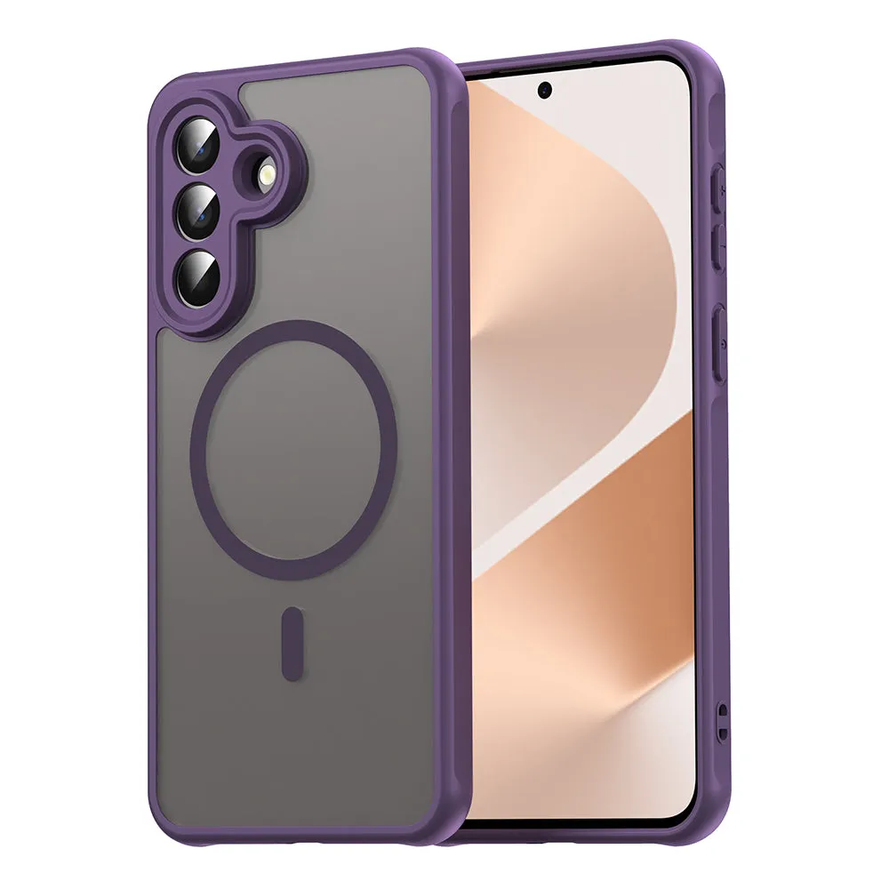 Custodia MagSafe per Samsung Galaxy A57 5G, Techsuit, HaloFrost II, Viola - immagine 1