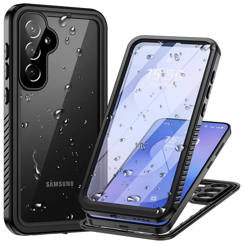Custodia Waterproof per Samsung Galaxy S25 FE, ShellBox, Nera - immagine 1