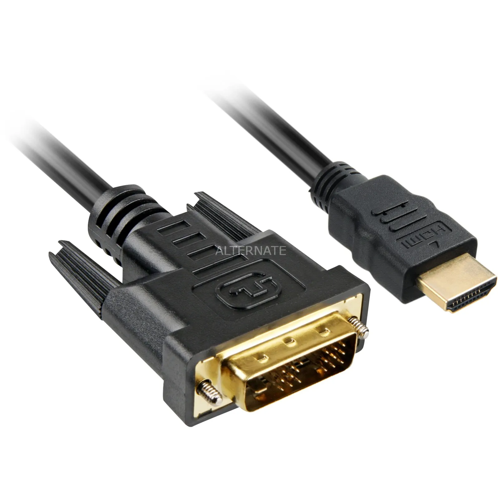 4044951009077 cavo e adattatore video 5 m HDMI DVI-D Nero - immagine 1