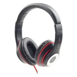 Cuffie microfono filo Black e Red MHS LAX B - immagine 1