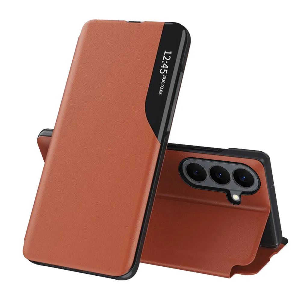 Custodia per Samsung Galaxy S26 S942, Techsuit, eFold, Arancione - immagine 1