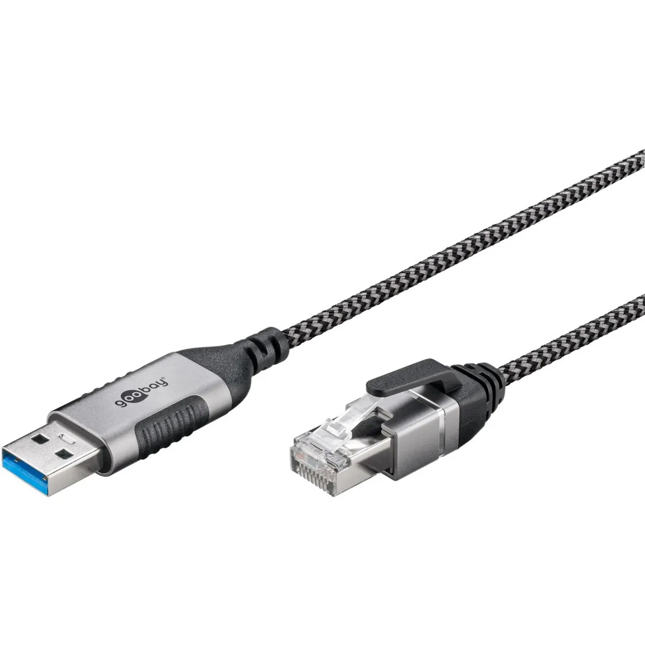 Cavo adattatore Ethernet USB-A 3.2 Gen1 > RJ-45, Slim - immagine 1