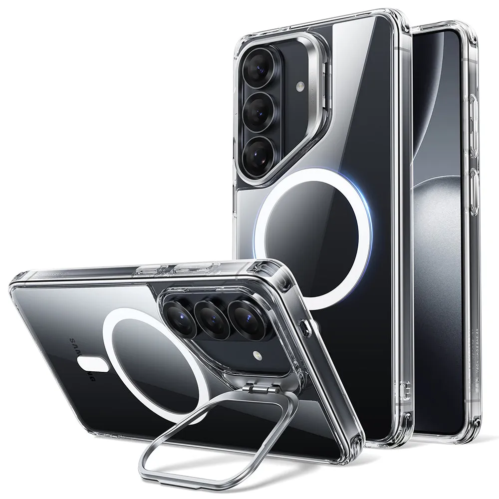 Custodia MagSafe per Samsung Galaxy S26 Plus S947, ESR, Classic Hybrid Kickstand, Trasparente - immagine 1