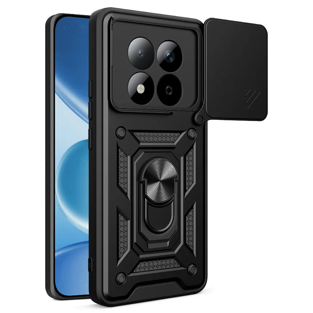 Custodia per Xiaomi Redmi Note 15 Pro 5G, Techsuit, CamShield, Nera - immagine 1