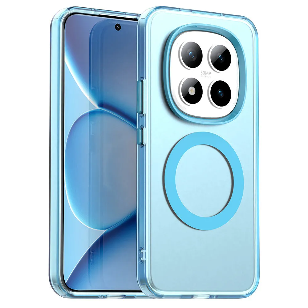 Custodia MagSafe per Xiaomi Poco M8 Pro / Redmi Note 15 Pro+ 5G, Techsuit, CandyCase, Blu - immagine 1