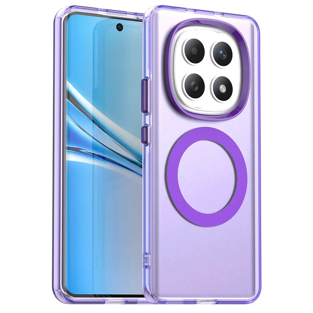 Custodia MagSafe per Xiaomi Poco M8 / Redmi Note 15 5G / Note 15 4G, Techsuit, CandyCase, Viola - immagine 1