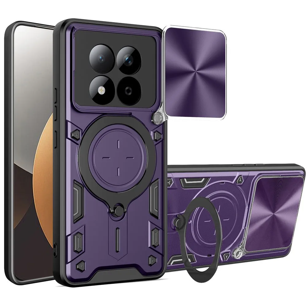 Custodia per Xiaomi Redmi Note 15 Pro 5G, Techsuit, CamGuard Pro, Viola - immagine 1