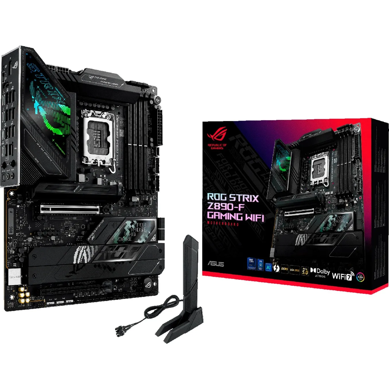ROG STRIX Z890-F GAMING WIFI Intel Z890 LGA 1851 (Socket V1) ATX, Scheda madre - immagine 1