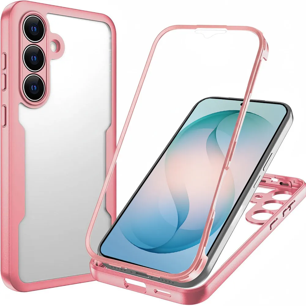 Custodia per Samsung Galaxy S26 Plus S947, Techsuit, ColorVerse 360, Rosa - immagine 1