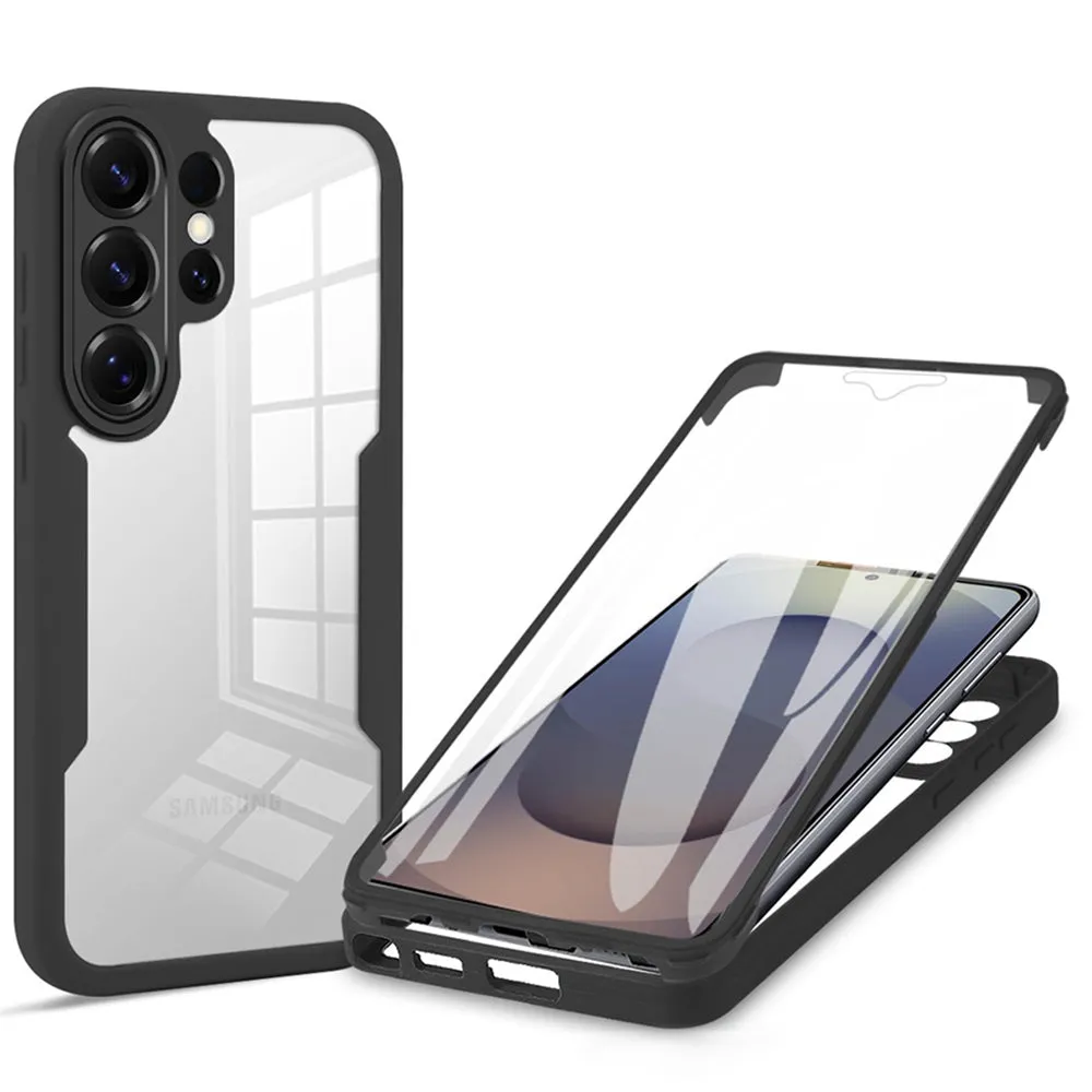 Custodia per Samsung Galaxy S26 Ultra S948, Techsuit, ColorVerse 360, Nera - immagine 1