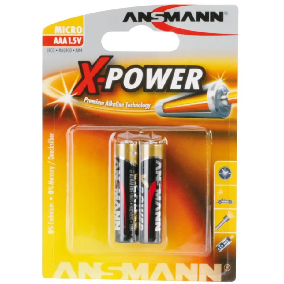 Batteria alcalina X-Power Micro AAA / LR03 - immagine 1