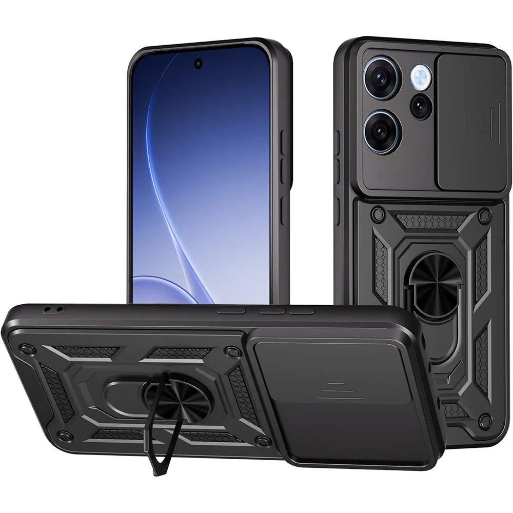 Custodia per Oppo Reno15 FS / Reno15 F, Techsuit, CamShield, Nera - immagine 1