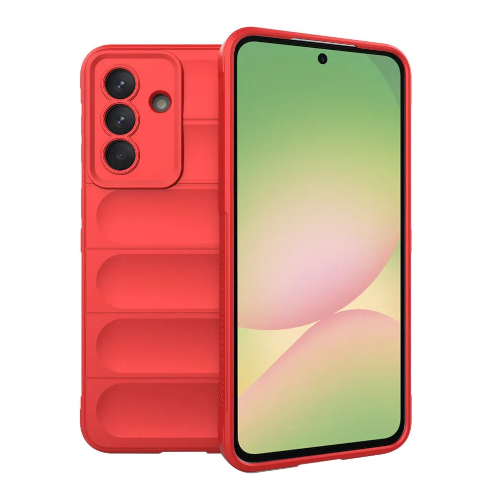 Custodia per Samsung Galaxy A57 5G, Techsuit, Magic Shield, Rossa - immagine 1
