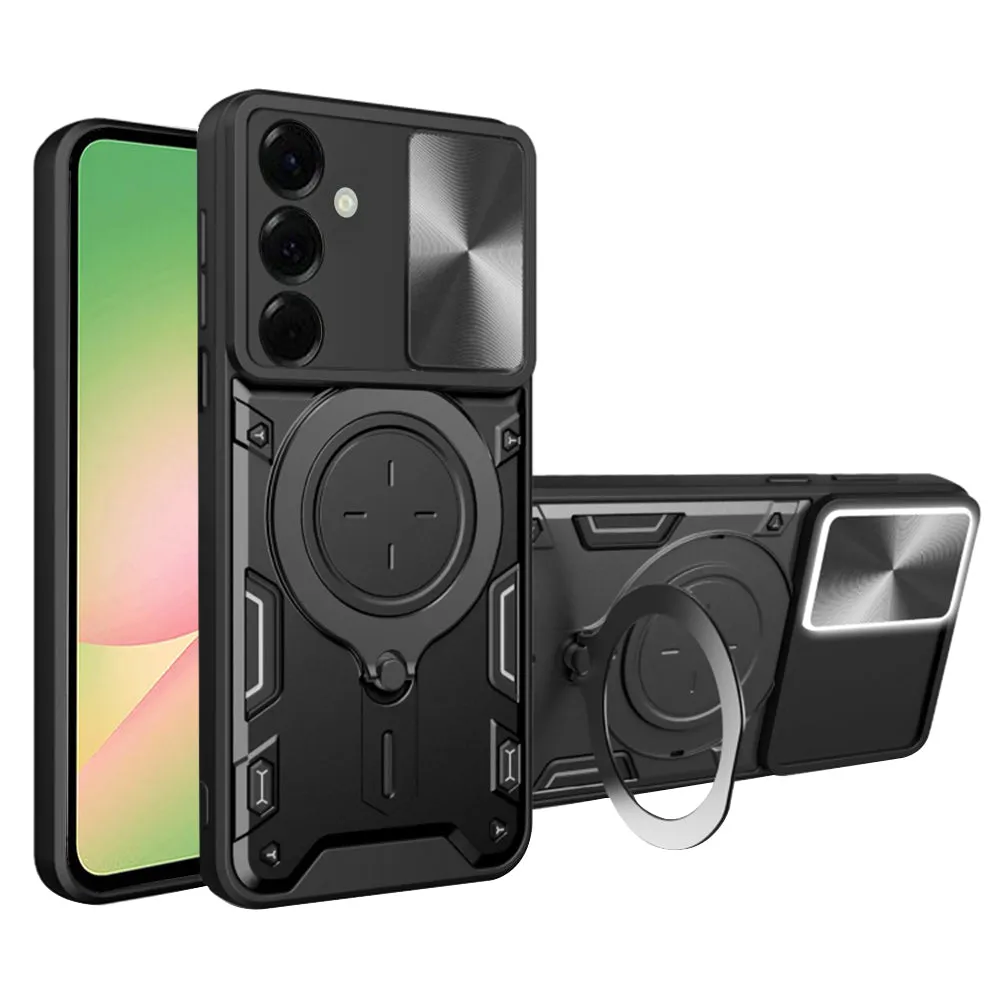 Custodia per Samsung Galaxy A57 5G, Techsuit, CamGuard Pro, Nera - immagine 1