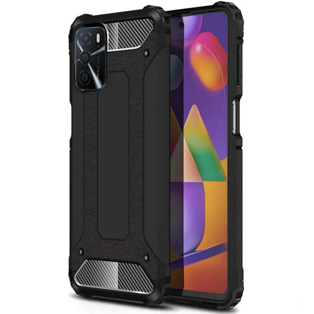 Custodia per Samsung Galaxy S26 S942, Techsuit, Hybrid Armor, Nera - immagine 1
